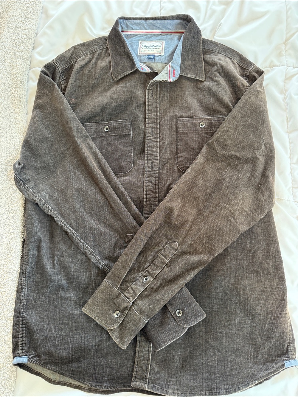 Men's Corduroy Shirt Jacket in Brown by Patagonia